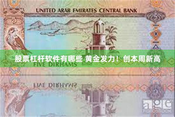 股票杠杆软件有哪些 黄金发力！创本周新高