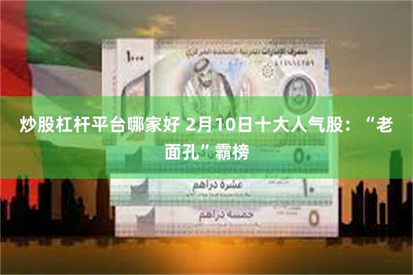 炒股杠杆平台哪家好 2月10日十大人气股：“老面孔”霸榜