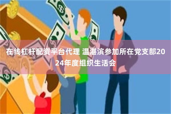 在线杠杆配资平台代理 温湛滨参加所在党支部2024年度组织生活会