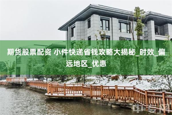 期货股票配资 小件快递省钱攻略大揭秘_时效_偏远地区_优惠