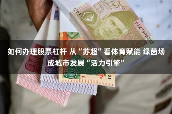 如何办理股票杠杆 从“苏超”看体育赋能 绿茵场成城市发展“活力引擎”